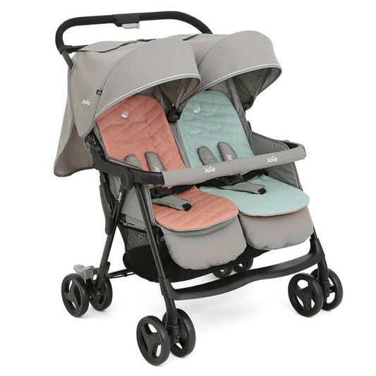 Joie Aire Twin Zwillingsbuggy Nectar & Mineral Inkl. Regenverdeck