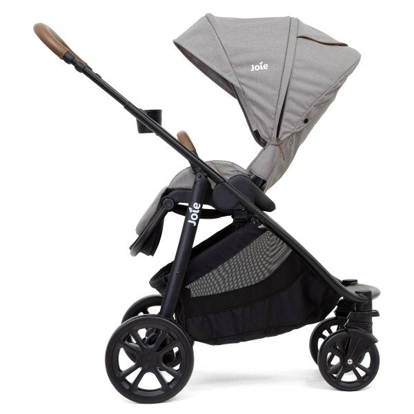  Joie Versatrax E Sportwagen Gray Flannel Inkl. Adapter & Regenverdeck