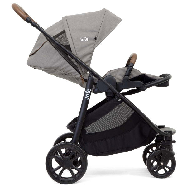  Joie Versatrax E Sportwagen Gray Flannel Inkl. Adapter & Regenverdeck