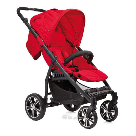  Gesslein S4 Air + Sport Buggy Rot Gestell Schwarz | Der Sportliche Liegebuggy