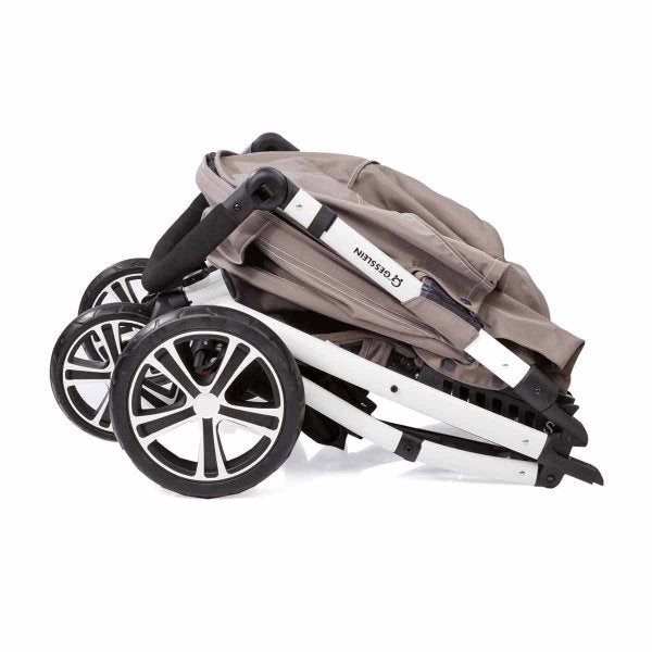  Gesslein S4 Air + Sport Buggy Rot Gestell Schwarz | Der Sportliche Liegebuggy