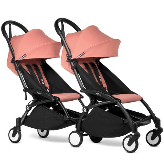  BABYZEN™ YOYO² Doppelbuggy Ginger Gestell Black