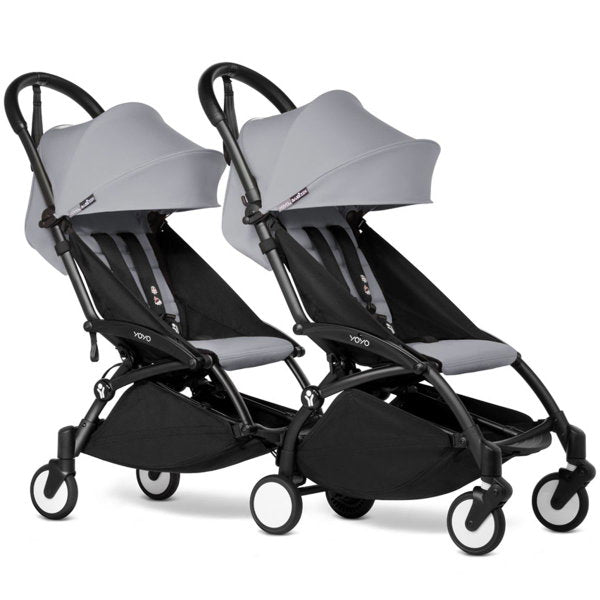  BABYZEN™ YOYO² Doppelbuggy Stone Gestell Black