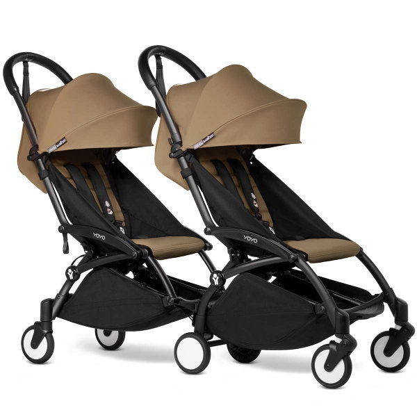  BABYZEN™ YOYO² Doppelbuggy Toffee Gestell Black
