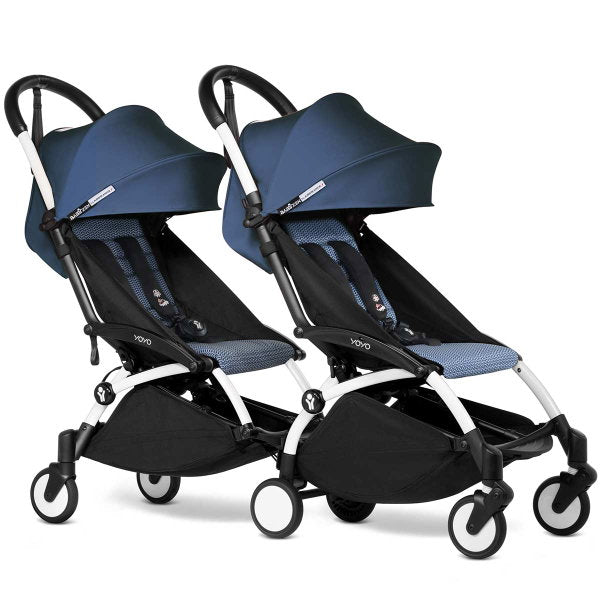  BABYZEN™ YOYO² Doppelbuggy Air France Blue Gestell White