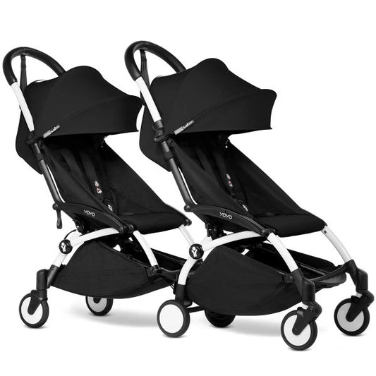  BABYZEN™ YOYO² Doppelbuggy Black Gestell White