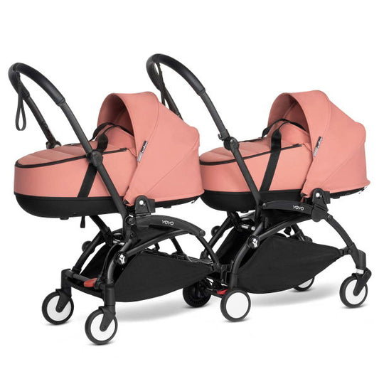  BABYZEN™ YOYO² Zwillingskinderwagen Ginger Gestell Black