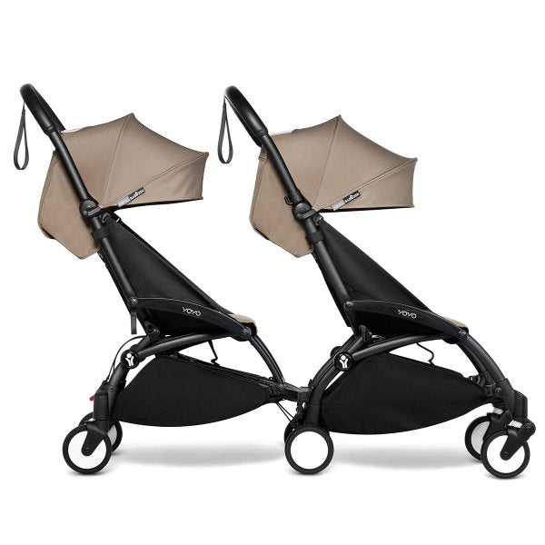  BABYZEN™ YOYO² Doppelbuggy Taupe Gestell Black