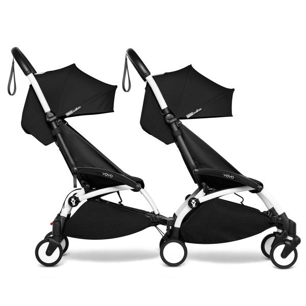  BABYZEN™ YOYO² Doppelbuggy Black Gestell White