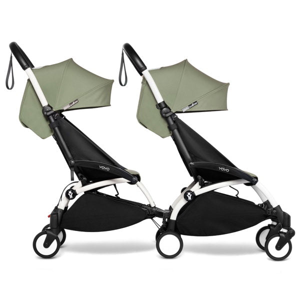  BABYZEN™ YOYO² Doppelbuggy Olive Gestell White