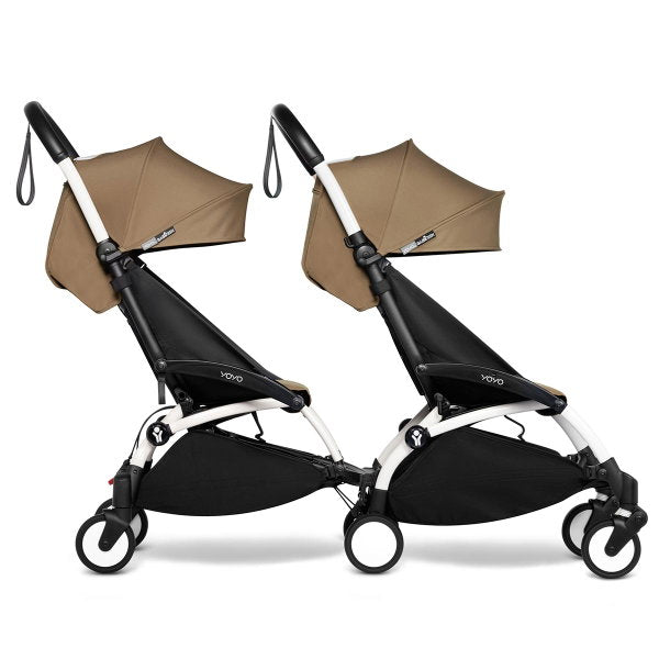  BABYZEN™ YOYO² Doppelbuggy Toffee Gestell White