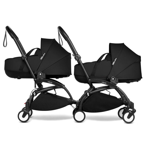  BABYZEN™ YOYO² Zwillingskinderwagen Black Gestell Black
