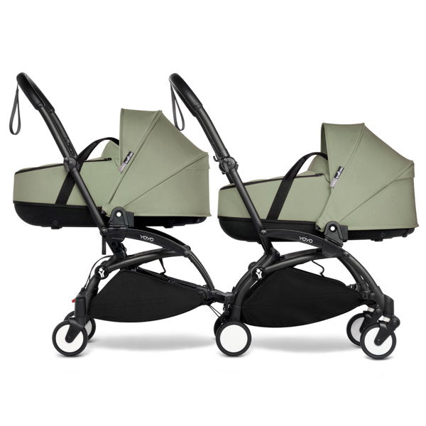  BABYZEN™ YOYO² Zwillingskinderwagen Olive Gestell Black