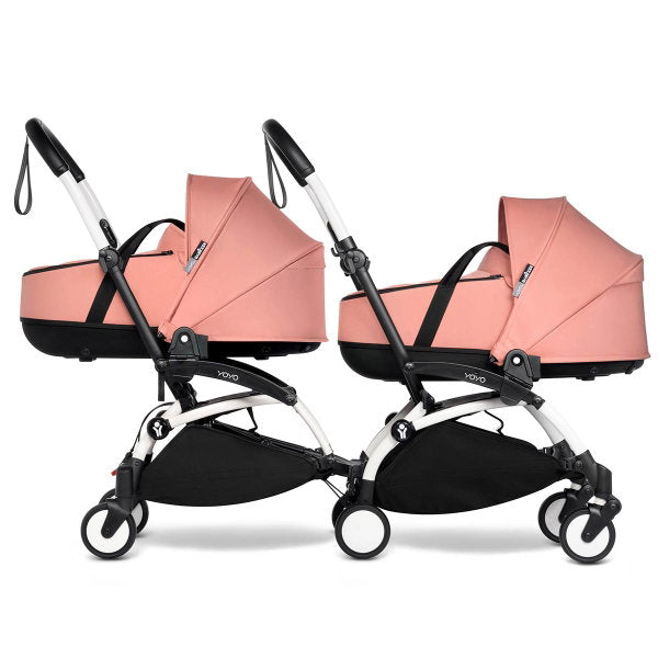  BABYZEN™ YOYO² Zwillingskinderwagen Ginger Gestell White